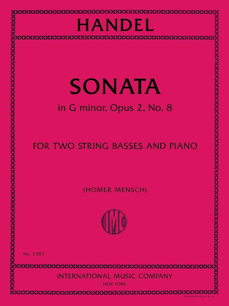 Sonata Sol M. Op. 2 N. 8 2Cb (Mensch)